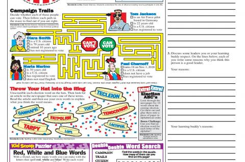 Elgin Courier - Print Out Kid Scoop Page