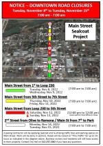 Smithville’s municipal government put out this map of affected road closures this week.   Facebook / Smithville, Texas
