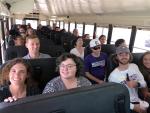 Elgin ISD teachers travel by bus during new teacher orientation training in August. Many are among ones eligible for retention incentive to be distributed Dec. 15. Facebook / Elgin TX Independent School District