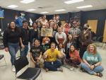 CCHS musical theater students prepare for their first day of rehearsal back in early November. Photos courtesy of Tyrone D. Smith